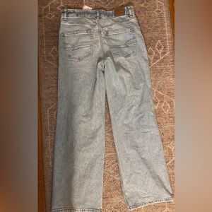 Curvy super high rise baggy straight size 6